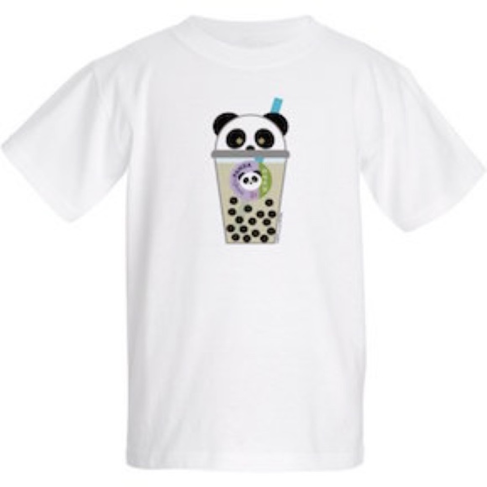 bengbuPANDA 100% Cotton Kid’s Boba Tea-Shirt